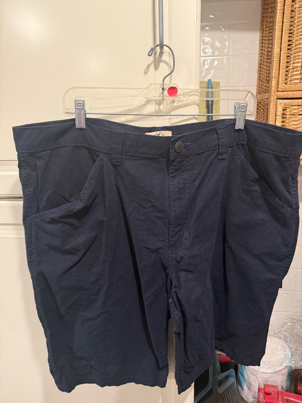 Blue mountain Navy Cotton Shorts - Classic Casual size 44 3:22 100% cotton